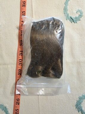 Brown Doll Hair - Natural Brown Color
